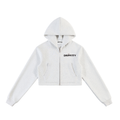 Street Queen Cropper - Essential Cropped Zip-Up Hoodie