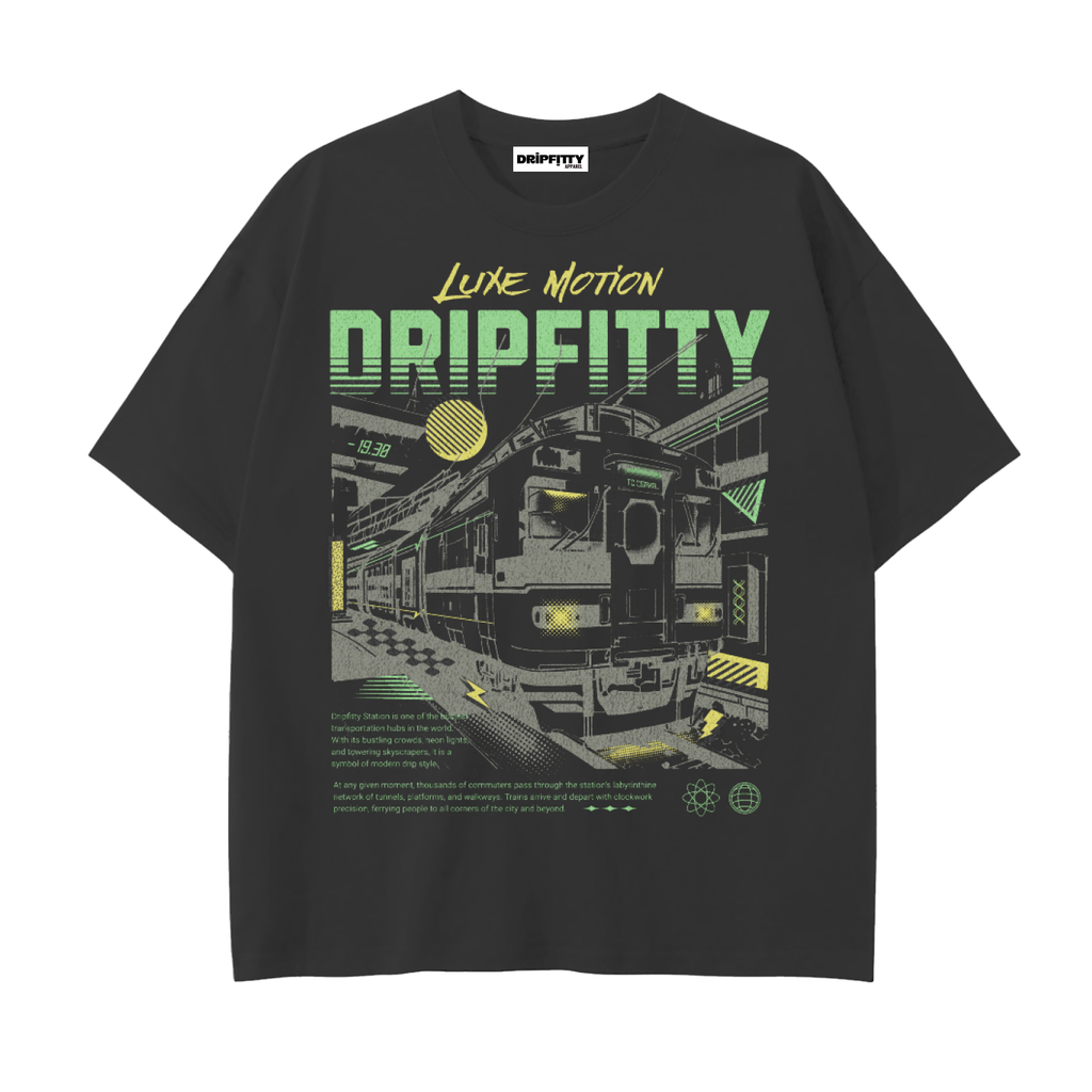 Luxe Motion - Drop Shoulder Cotton T-Shirt