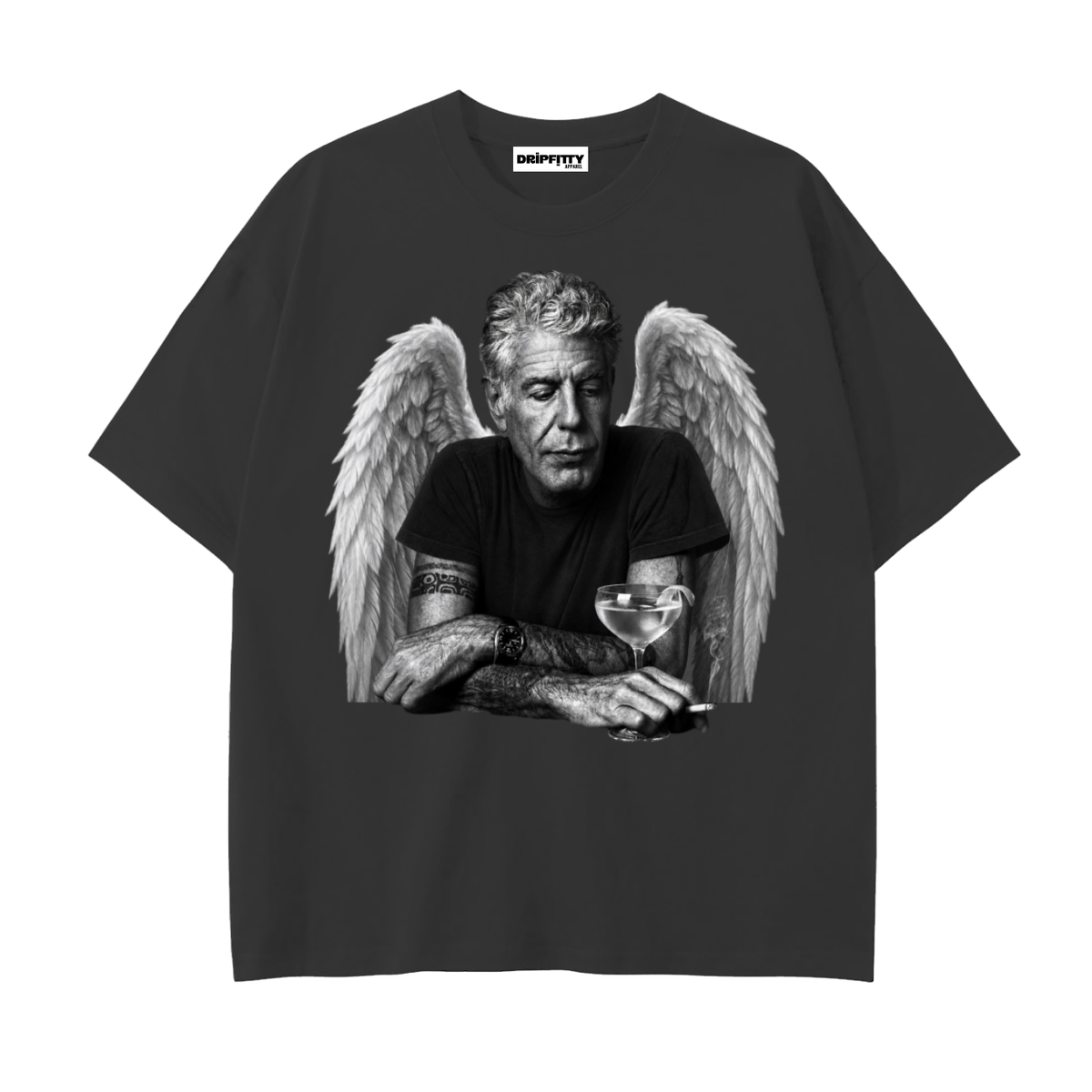 The Bourdain - Drop Shoulder Cotton T-Shirt
