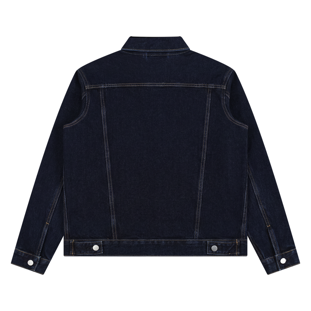 Dripfitty's Old Schooler - Denim Vintage Wash Denim Jacket