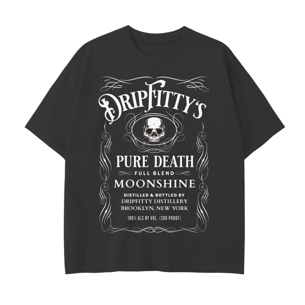 Drippy jack - Drop Shoulder Cotton T-Shirt