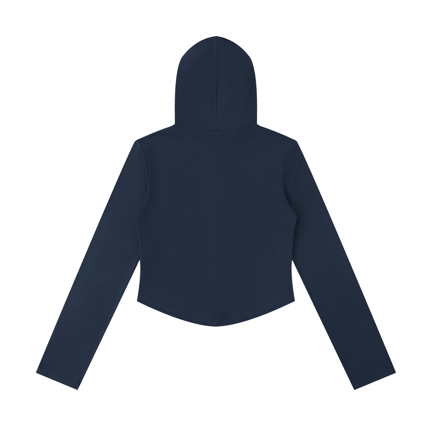 Holla Slimski - Women's Slim Cropped Full Zip Hoodie
