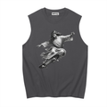 Jesus Saves. Skaters Shred - Men's Sleeveless Cotton Tank Top