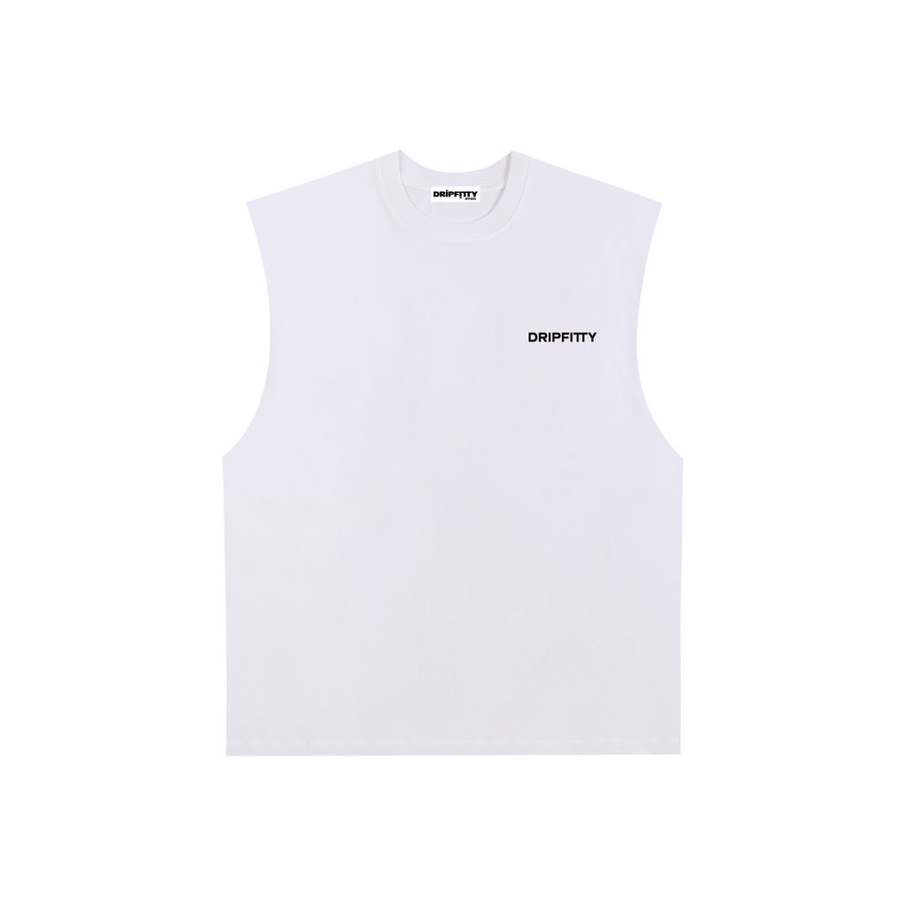 Raw Doggin - Raw Edge Cotton Tank Top