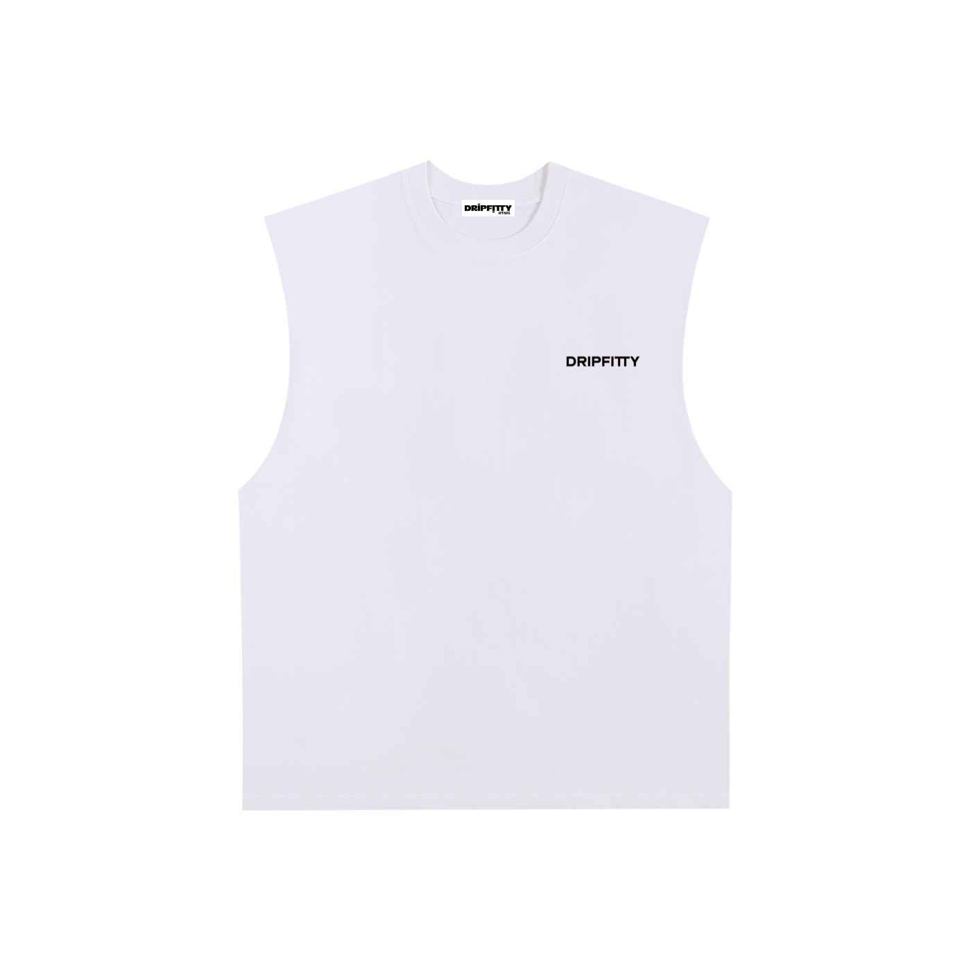 Raw Doggin - Raw Edge Cotton Tank Top