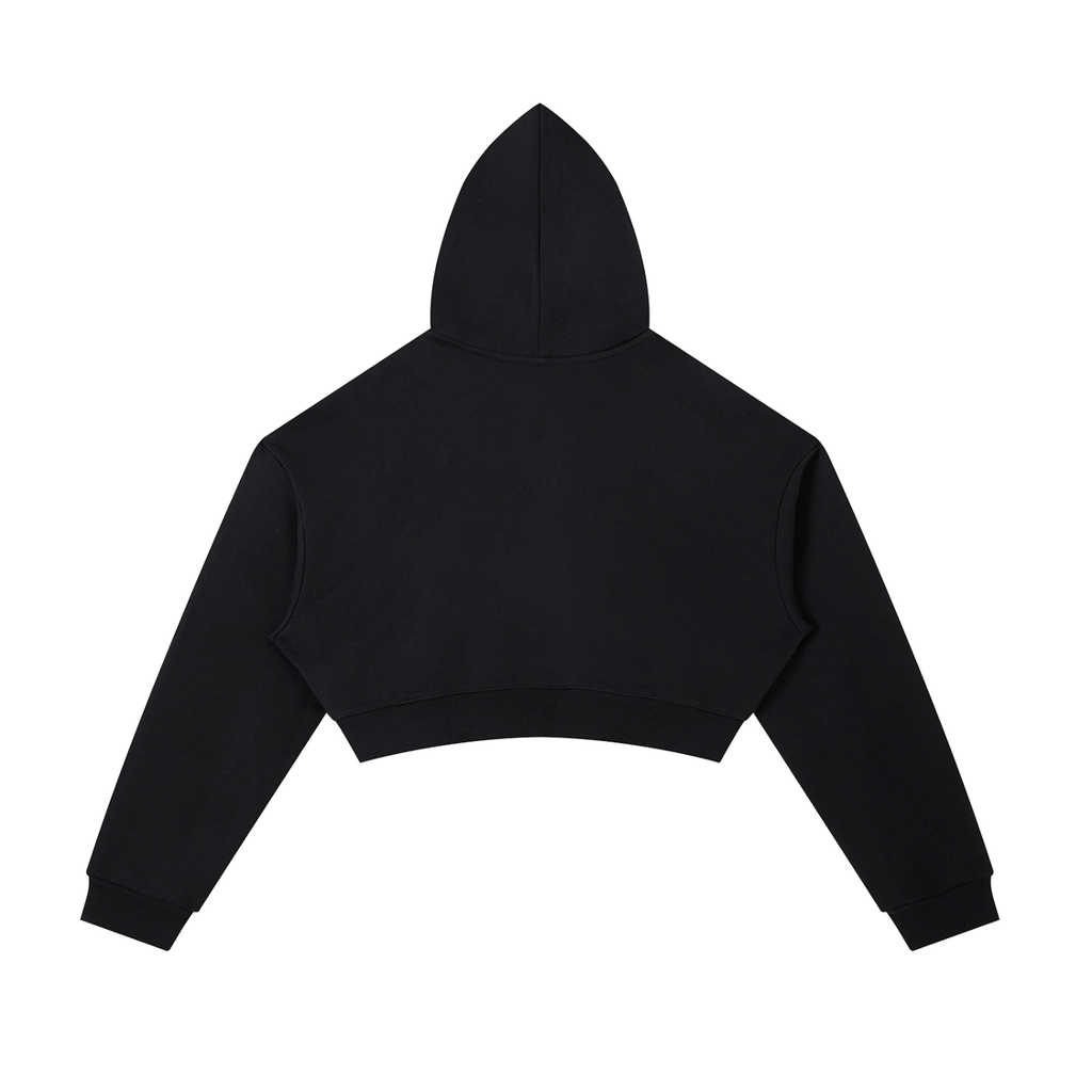 Poppin Fresh - Essential Cropped Zip-Up Hoodie