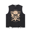 Fukin Ballin - Snow Washed Raw-Hem Tank Top