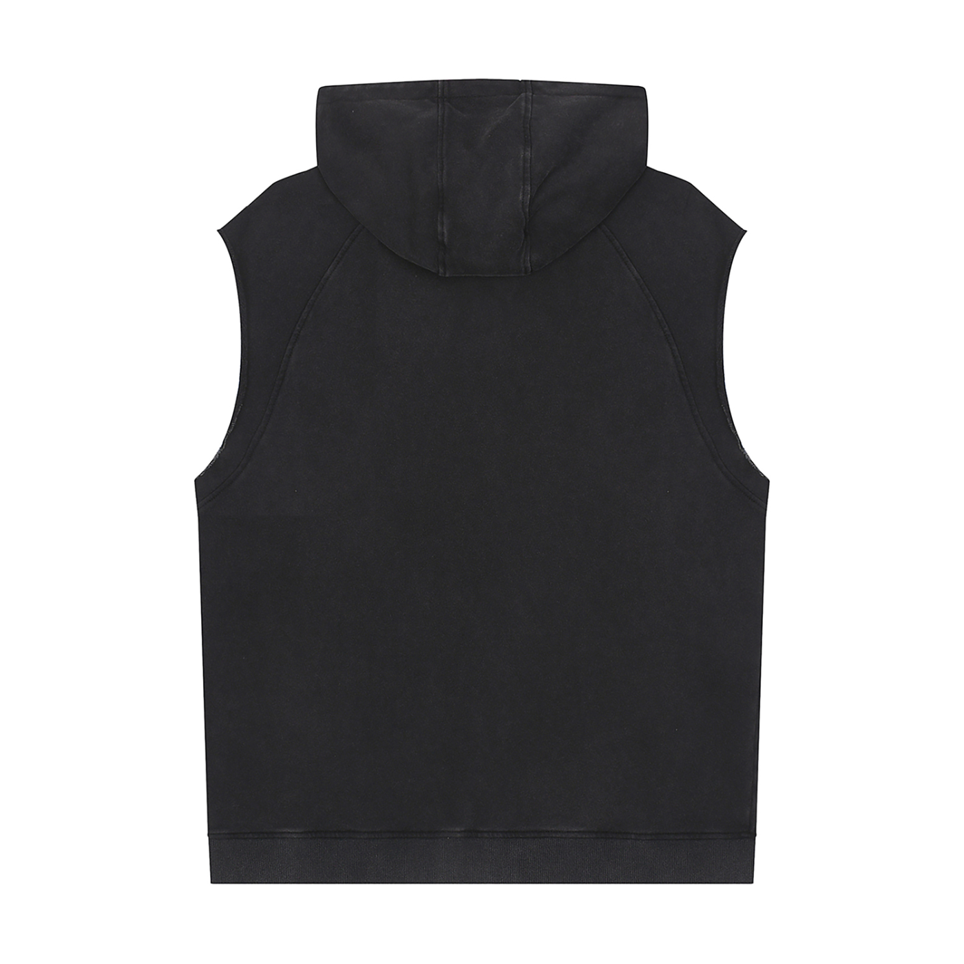 DripFitty HuTang - Snow Washed Sleeveless Hoodie