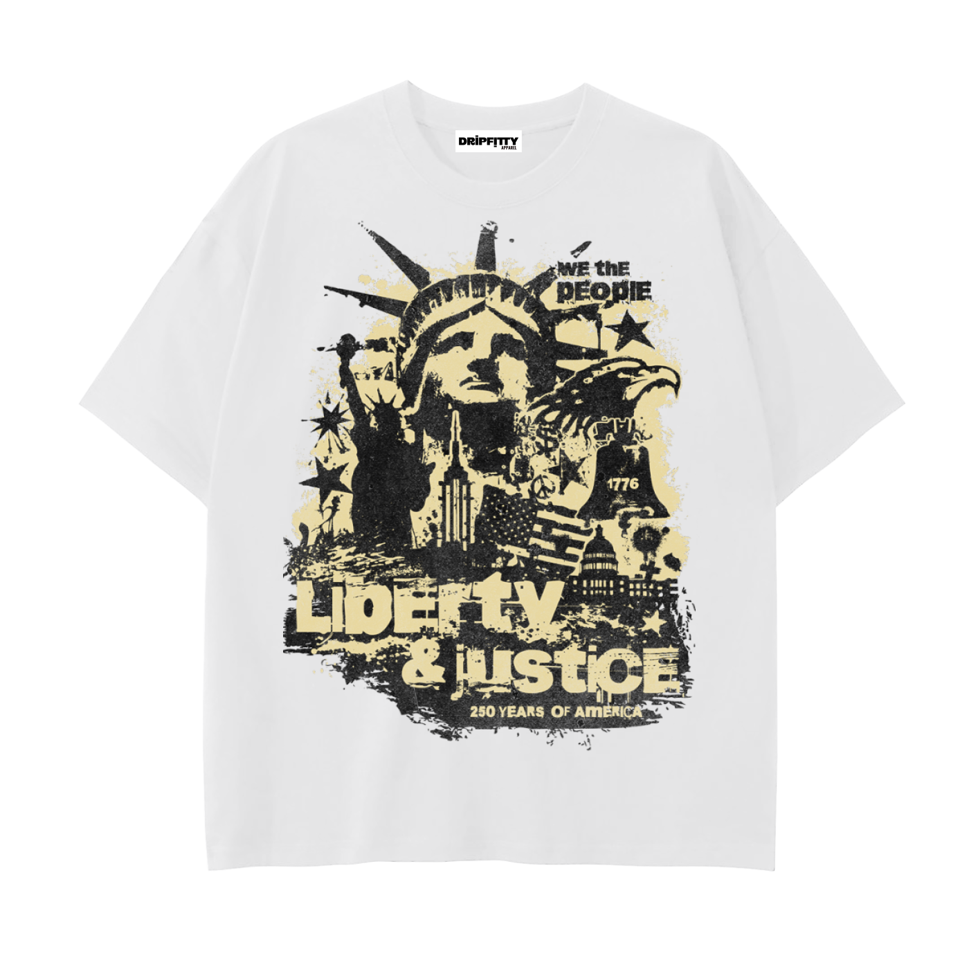 NYC 250 - Drop Shoulder Cotton T-Shirt
