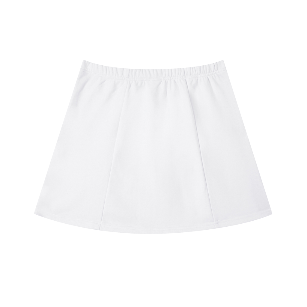 Luna  - Contrast Side Stripe Slit Skirt