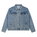 Dripfitty's Old Schooler - Denim Vintage Wash Denim Jacket