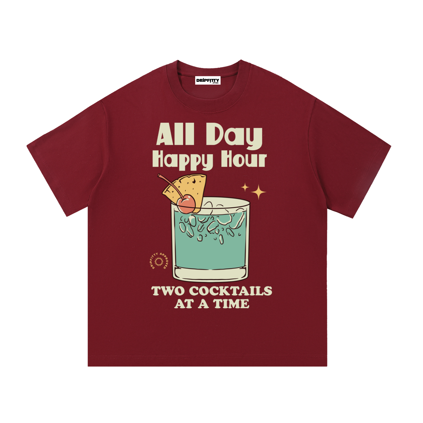 All Day Happy Hour - Essential Cotton T-Shirt