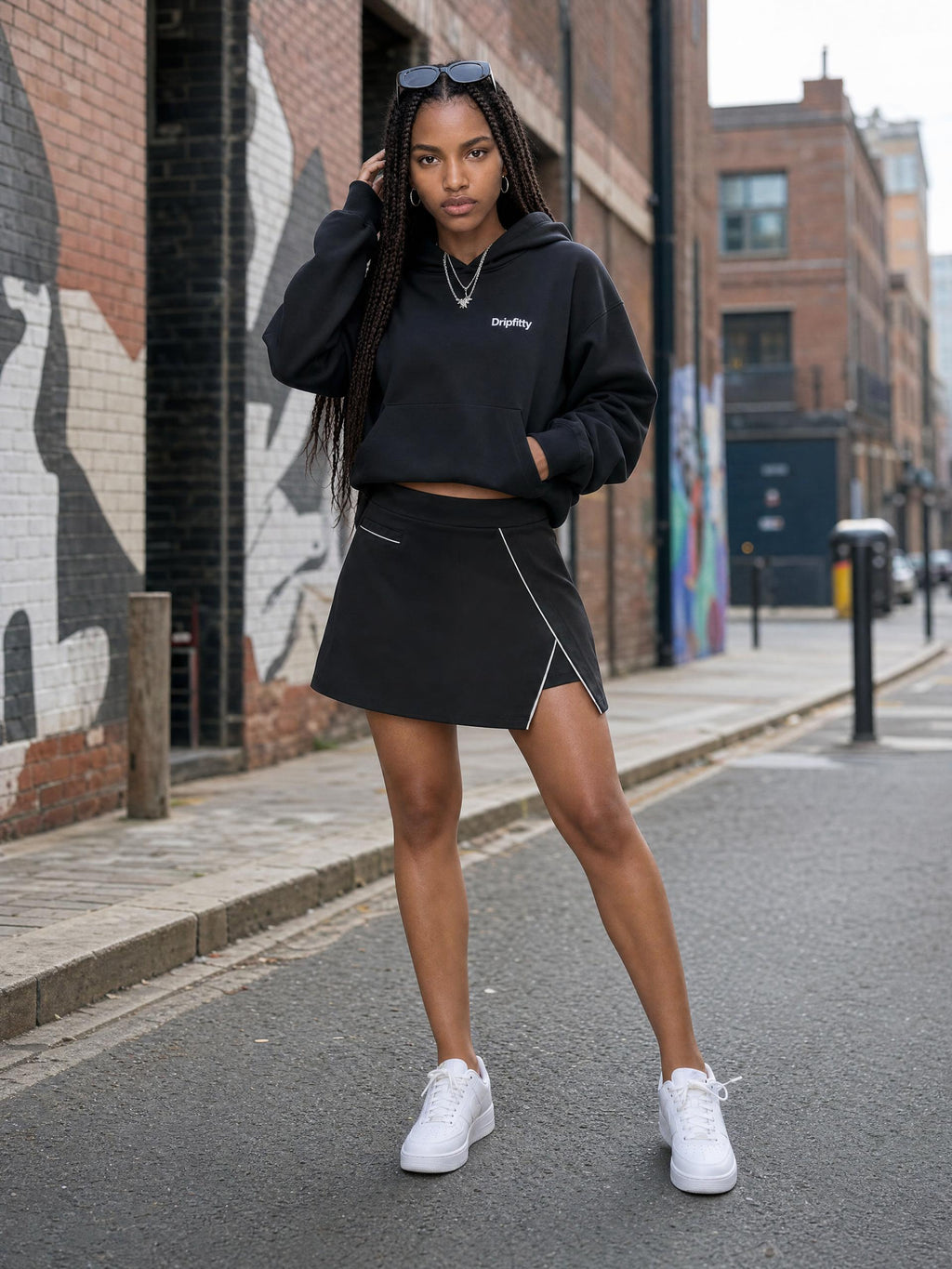 The Poppy Mini- High-Waist Pocketed A-Line Skirt