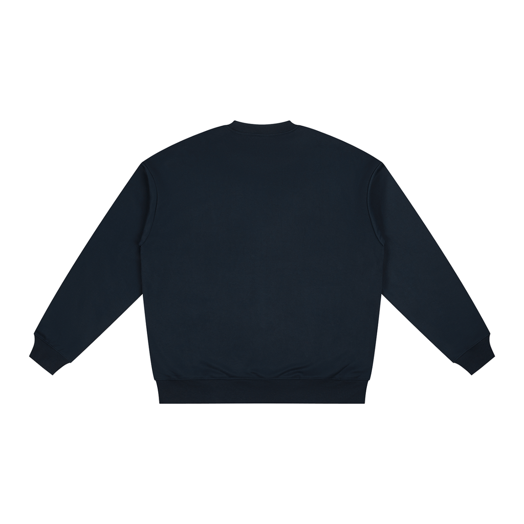 DripFitty Logo - Oversized Drop Shoulder Crewneck Sweatshirt