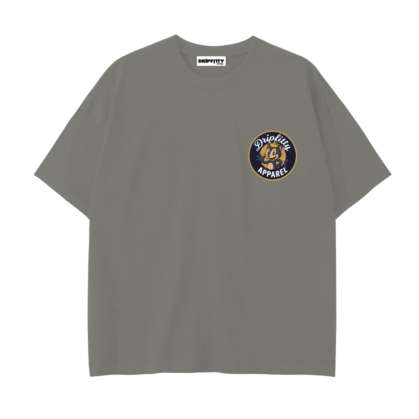 Super Skate Kitty - Drop Shoulder Cotton T-Shirt