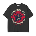 Fear Nothing - Drop Shoulder Cotton T-Shirt
