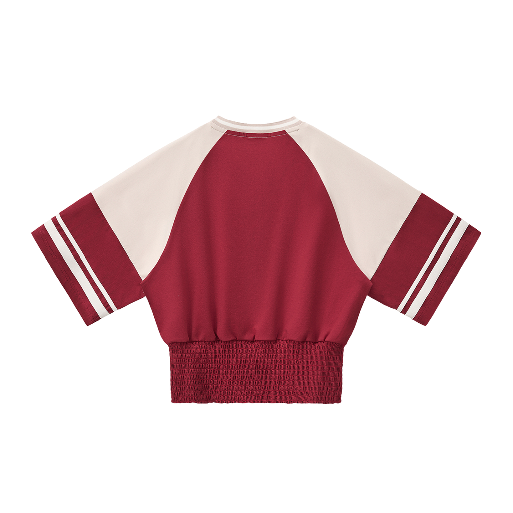 Ruchy Fits - Women's Color Block Ruched T-Shirt
