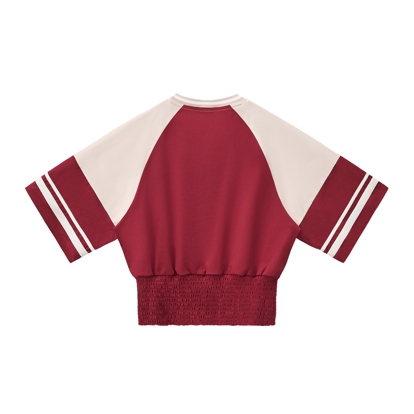 Ruchy Fits - Women's Color Block Ruched T-Shirt