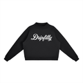 Dripfitty Mockin Around - Essential Fleece Mock-Neck Crew Sweatshirt