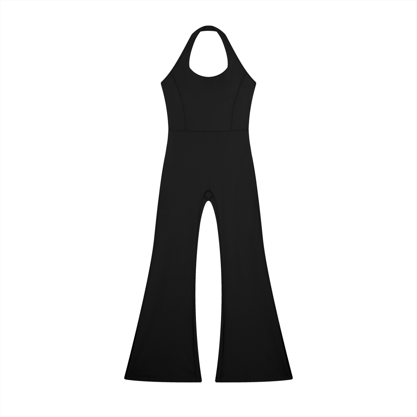 Lola Luxe - Women’s Halter Flared Jumpsuit
