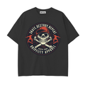 Skate. Destroy. Repeat. - Drop Shoulder Cotton T-Shirt