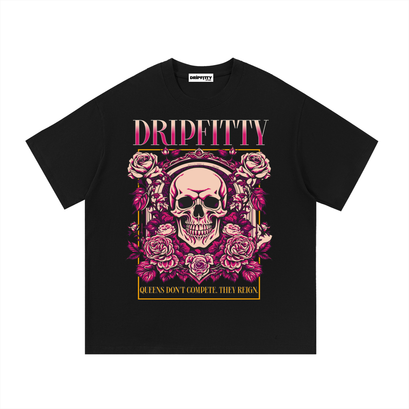 Queens Don't Compete. They Reign. - Essential Cotton T-Shirt