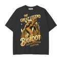 Legend of Bigfoot - Drop Shoulder Cotton T-Shirt