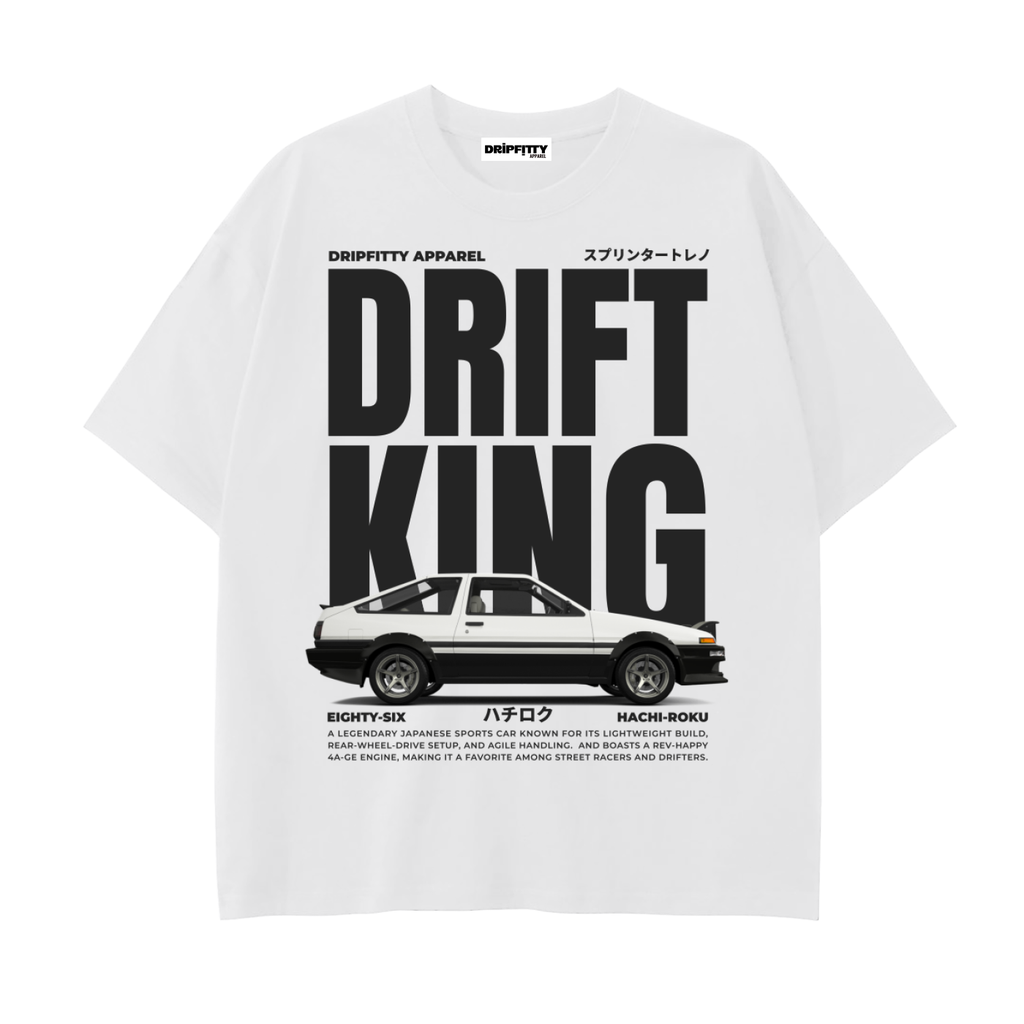 Drip King - Drop Shoulder Cotton T-Shirt