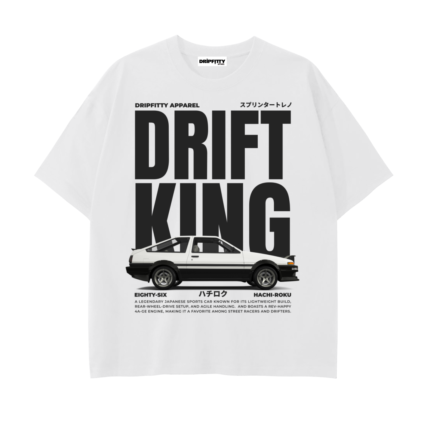 Drip King - Drop Shoulder Cotton T-Shirt