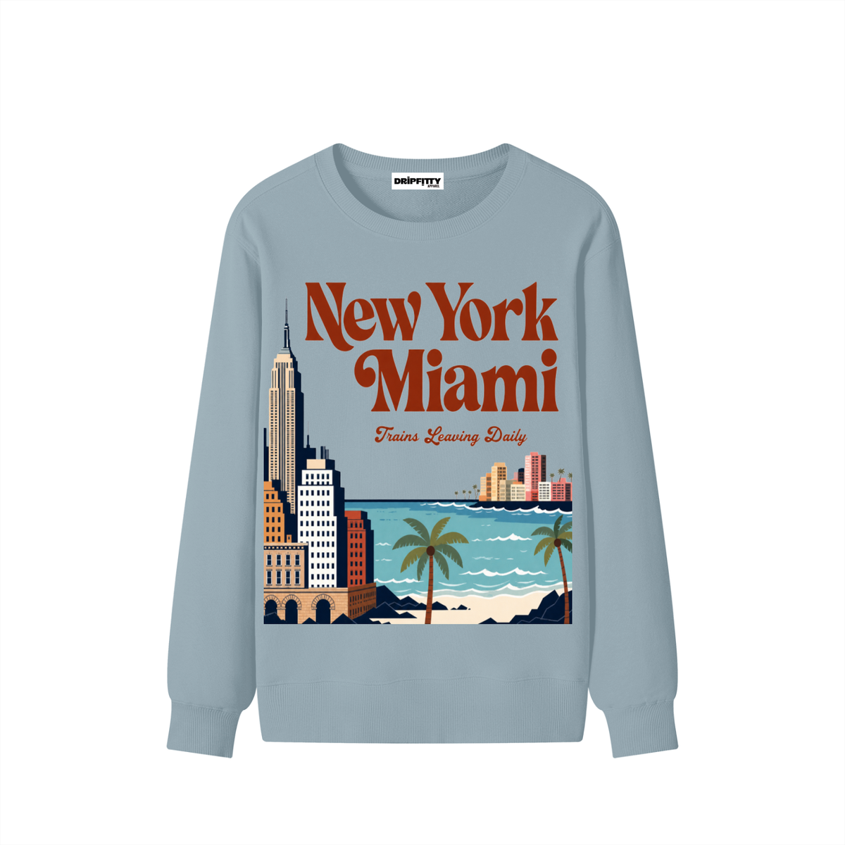 NYC to Miami "Cousin Dee Edition" - Classic Unisex Cotton Sweatshirt