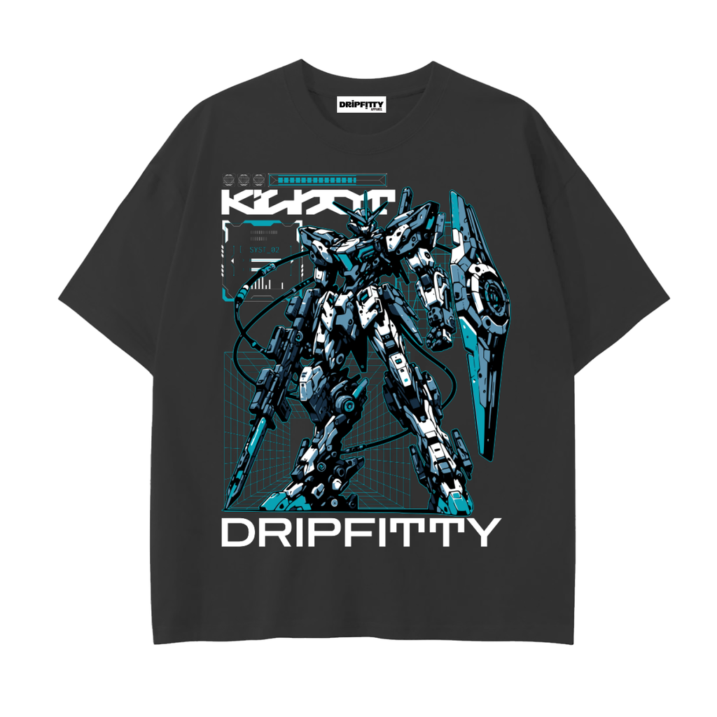 Kill Bot - Drop Shoulder Cotton T-Shirt