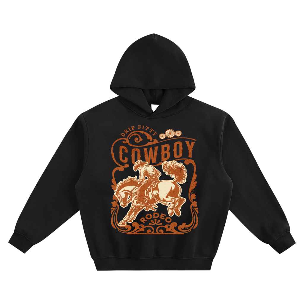 The Cowboy Rodeo - Fleeced Boxy Hoodie