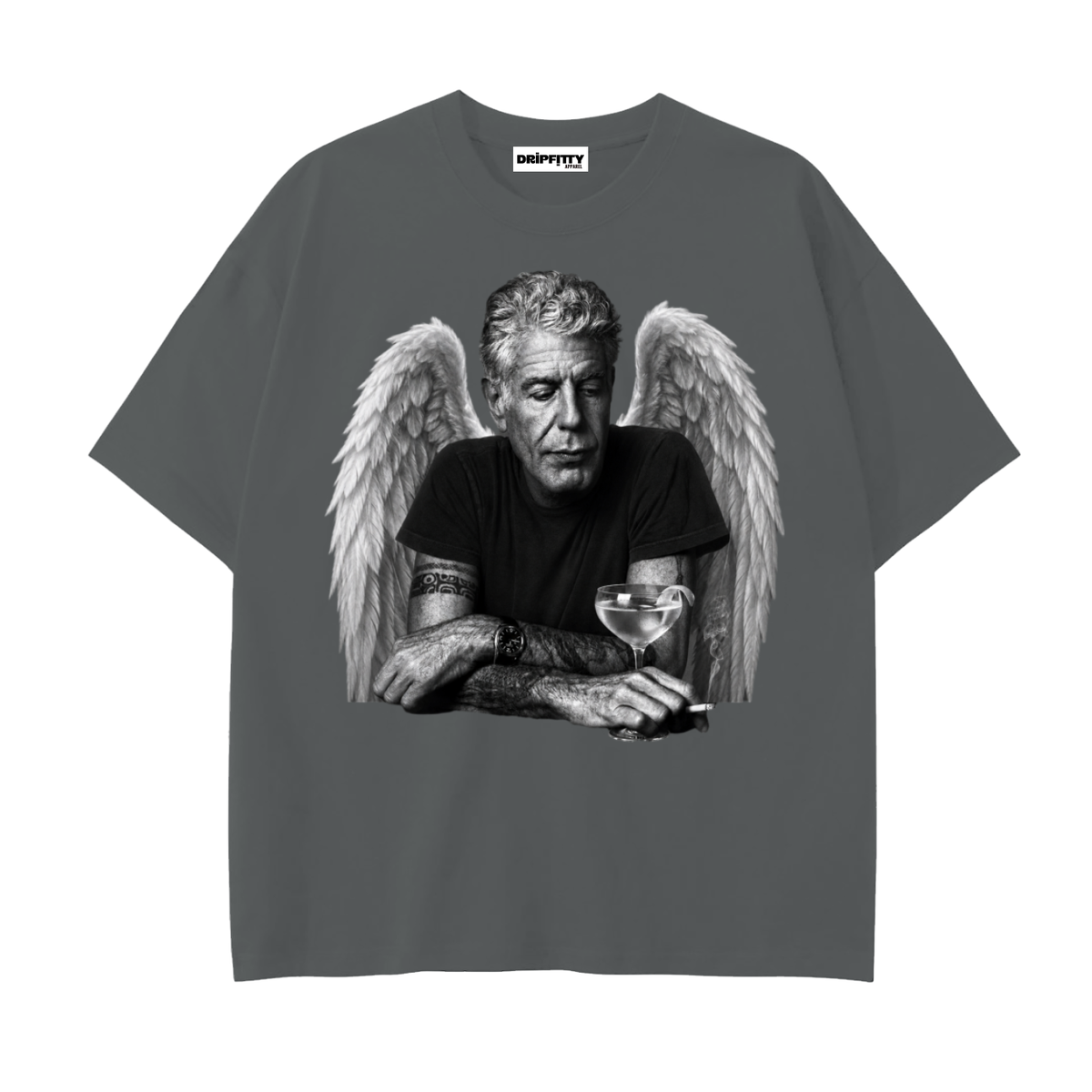 The Bourdain - Drop Shoulder Cotton T-Shirt
