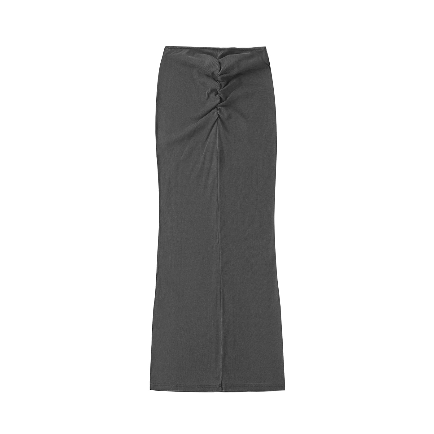 Full Max - Dyed Washed Drawstring Maxi Skirt