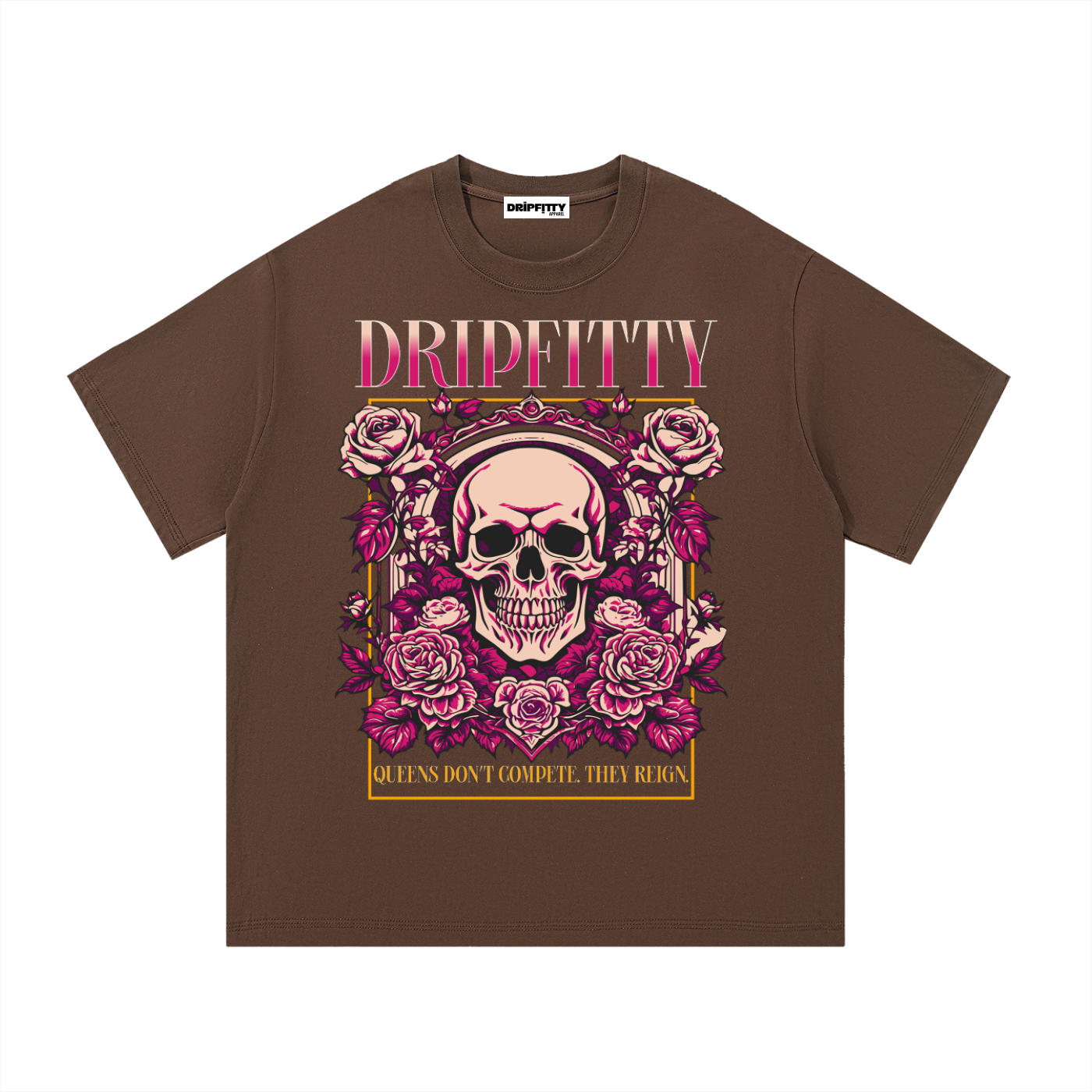 Queens Don't Compete. They Reign. - Essential Cotton T-Shirt