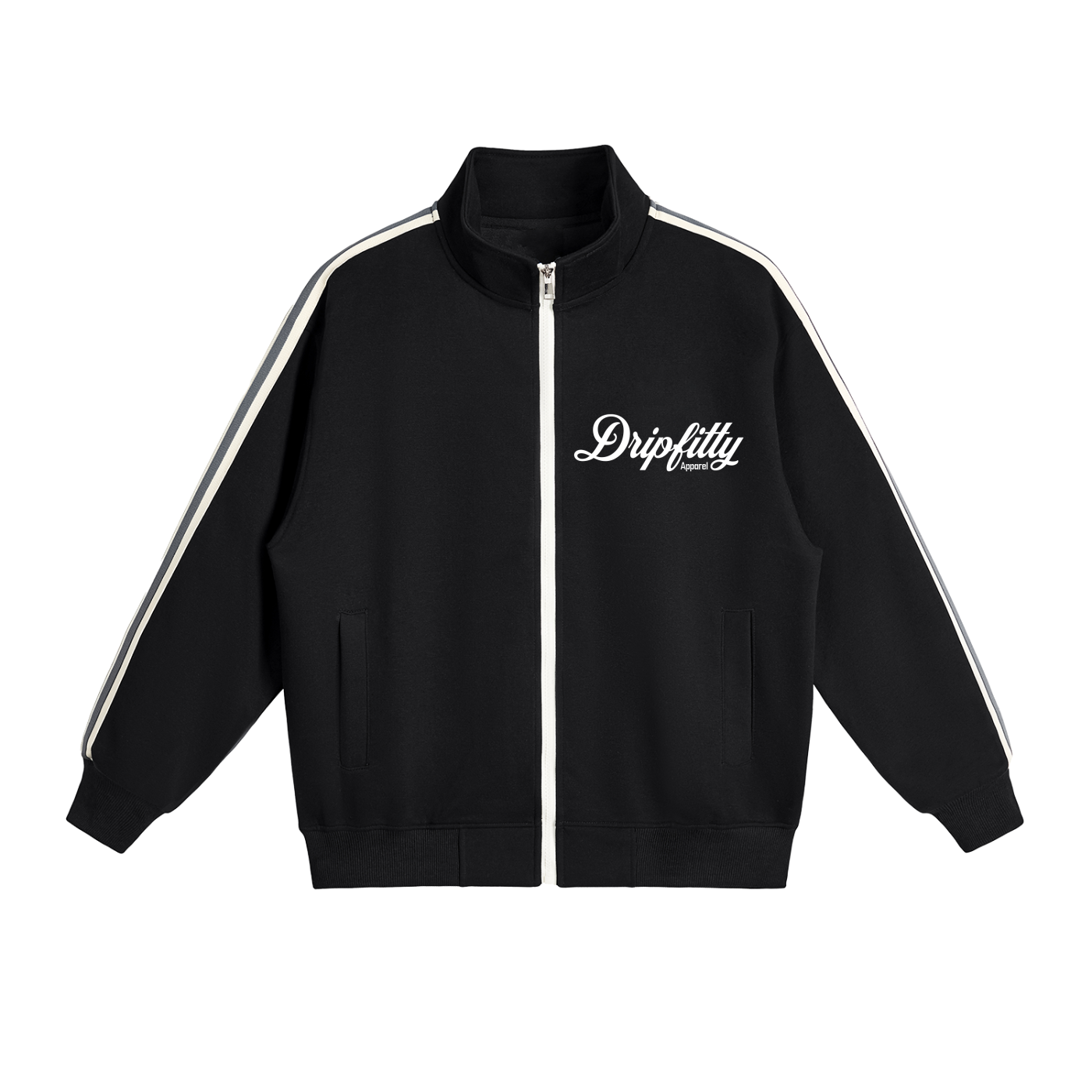 Drip Standing Collar -  Stand Collar  Jacket