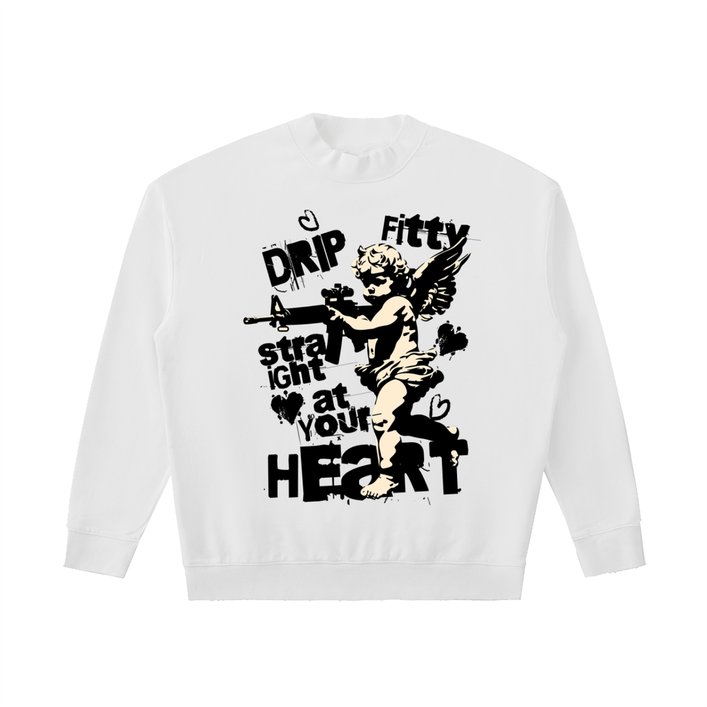 Straight Shot - Drop Shoulder Crewneck Sweatshirt