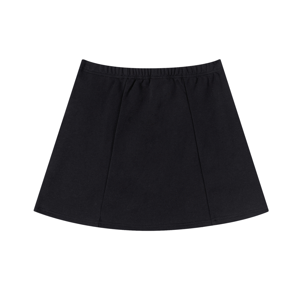 Luna  - Contrast Side Stripe Slit Skirt