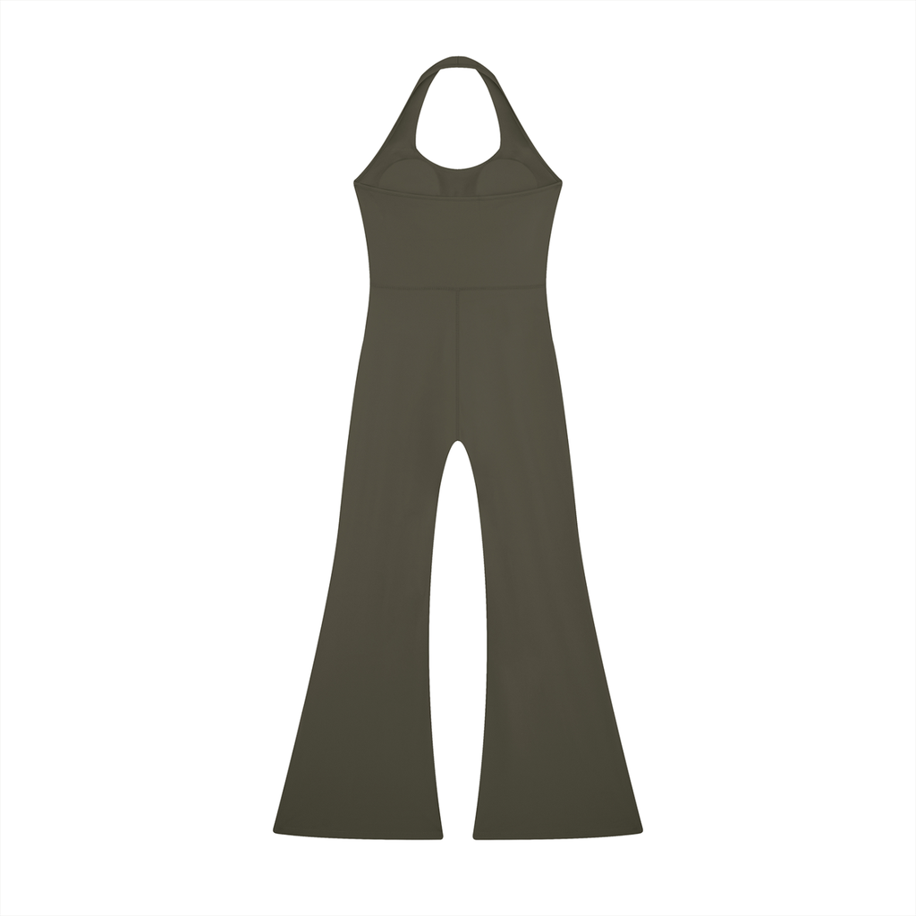 Lola Luxe - Women’s Halter Flared Jumpsuit