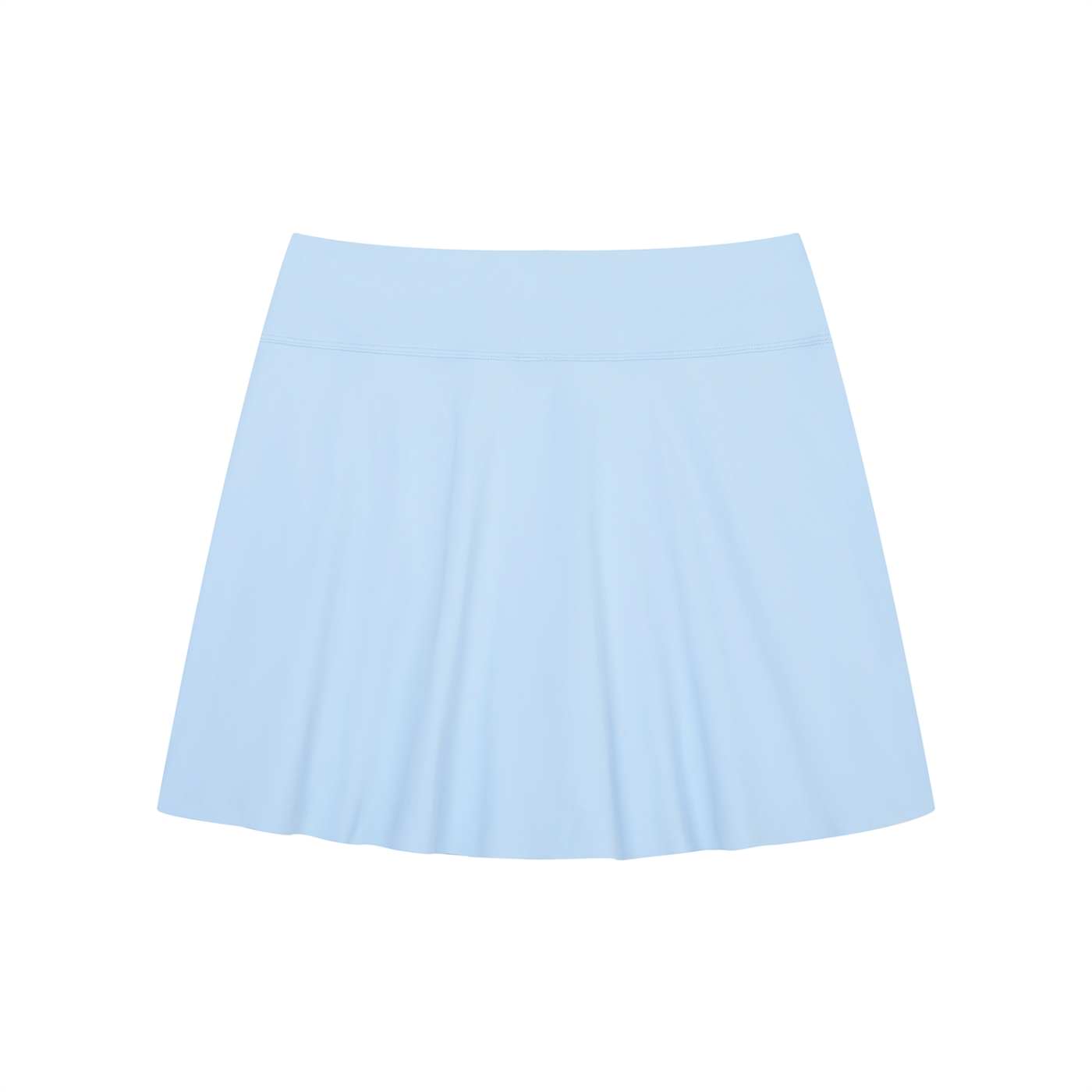 Pixie - Women's A-Line Contrast Panel Slit Skirt