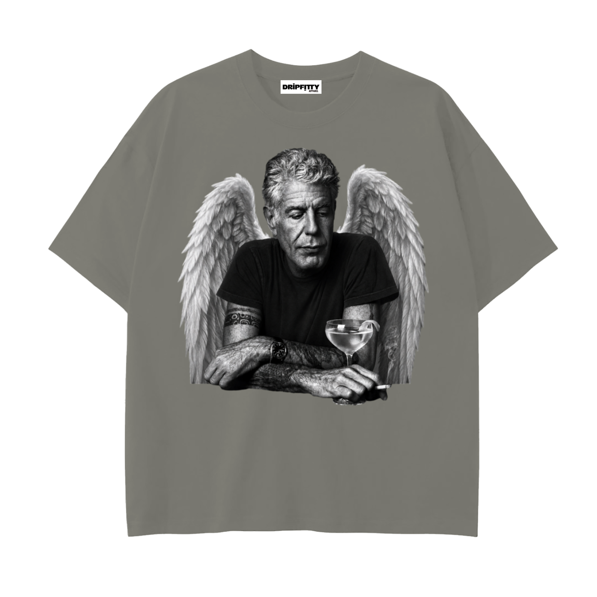 The Bourdain - Drop Shoulder Cotton T-Shirt