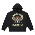 Motor Head Flyer - Unisex Heavyweight Fleece Boxy Hoodie