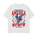 Liberty & Freedom - Drop Shoulder Cotton T-Shirt