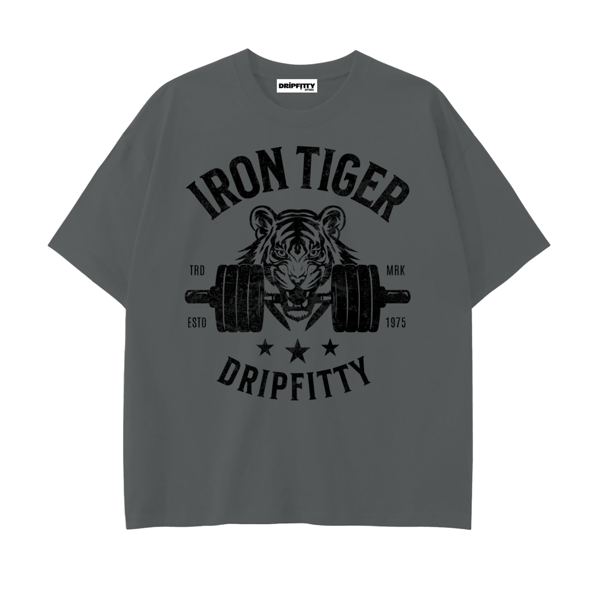 Iron Tiger - Drop Shoulder Cotton T-Shirt