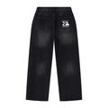 MB0032 - Men's Vintage Wash Wide Leg Jeans