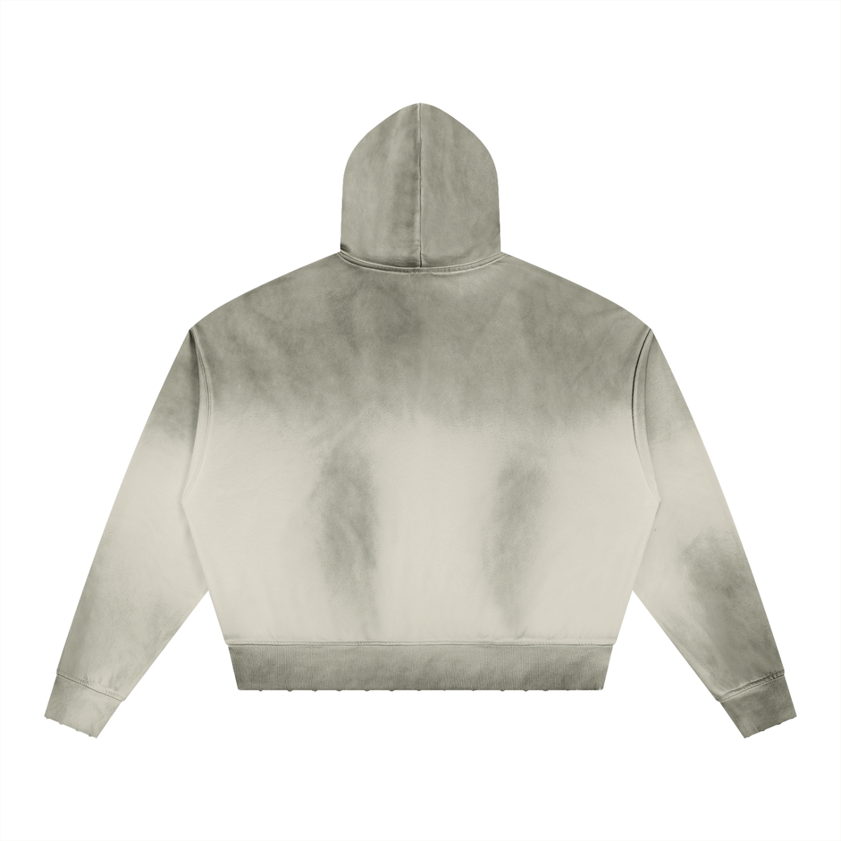 Fade to Black - Unisex Sunfade Distressed Boxy Hoodie