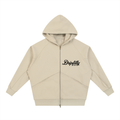 House of Dripfitty - Dolman Sleeve Zip-Through Fleece  Hoodie