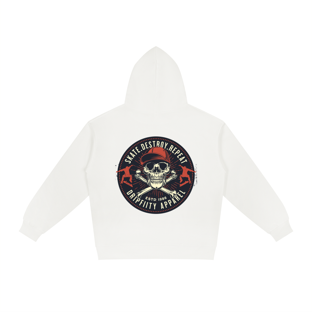 Skate.Destroy.Repeat - Relaxed Fit Hoodie