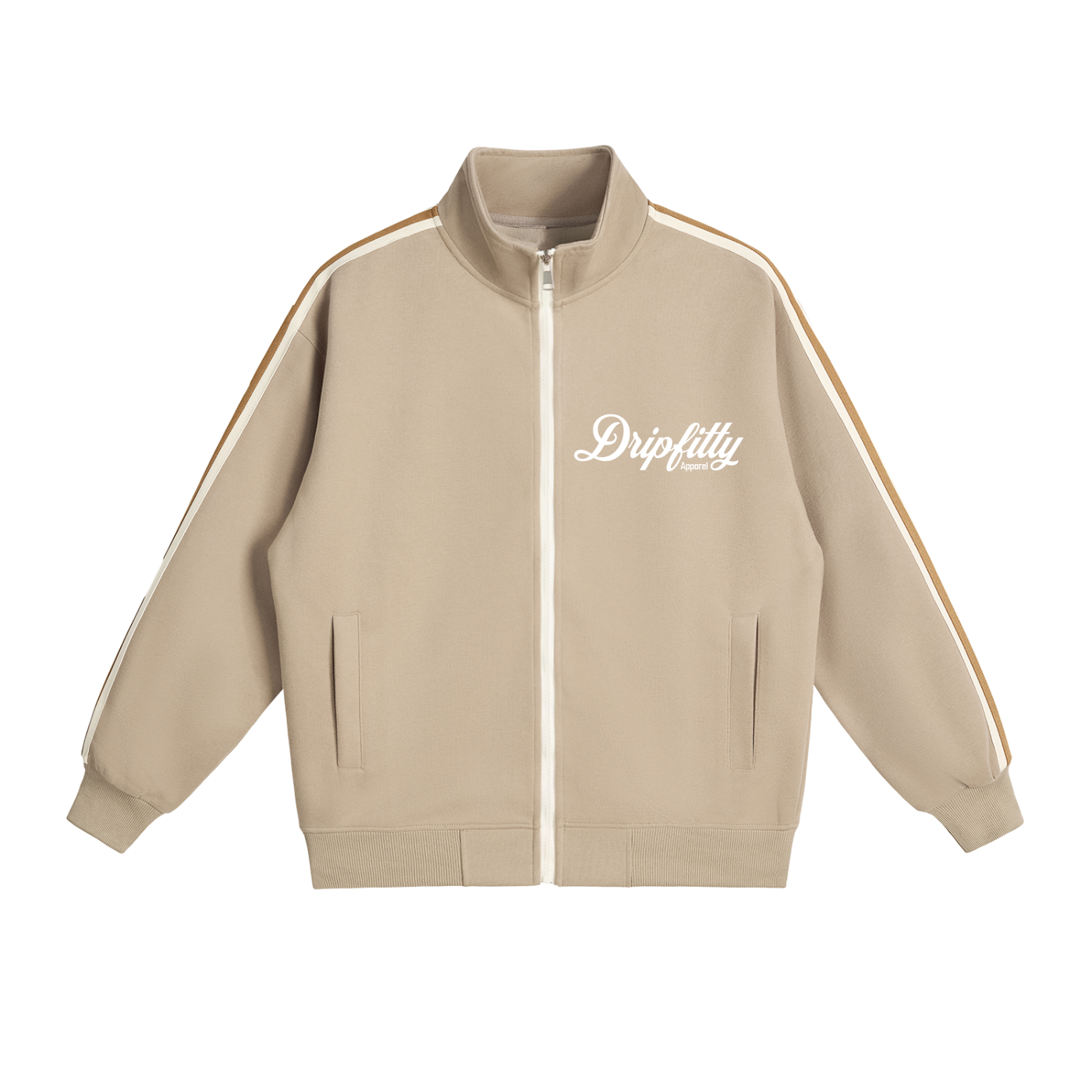 Drip Standing Collar -  Stand Collar  Jacket