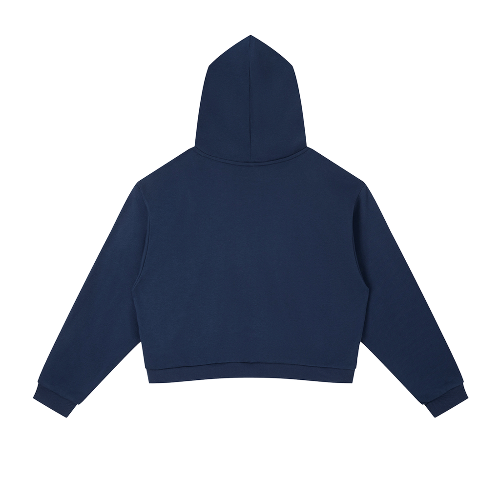 Sidewinder Cropper - Contrast Side Stripe Cropped Hoodie